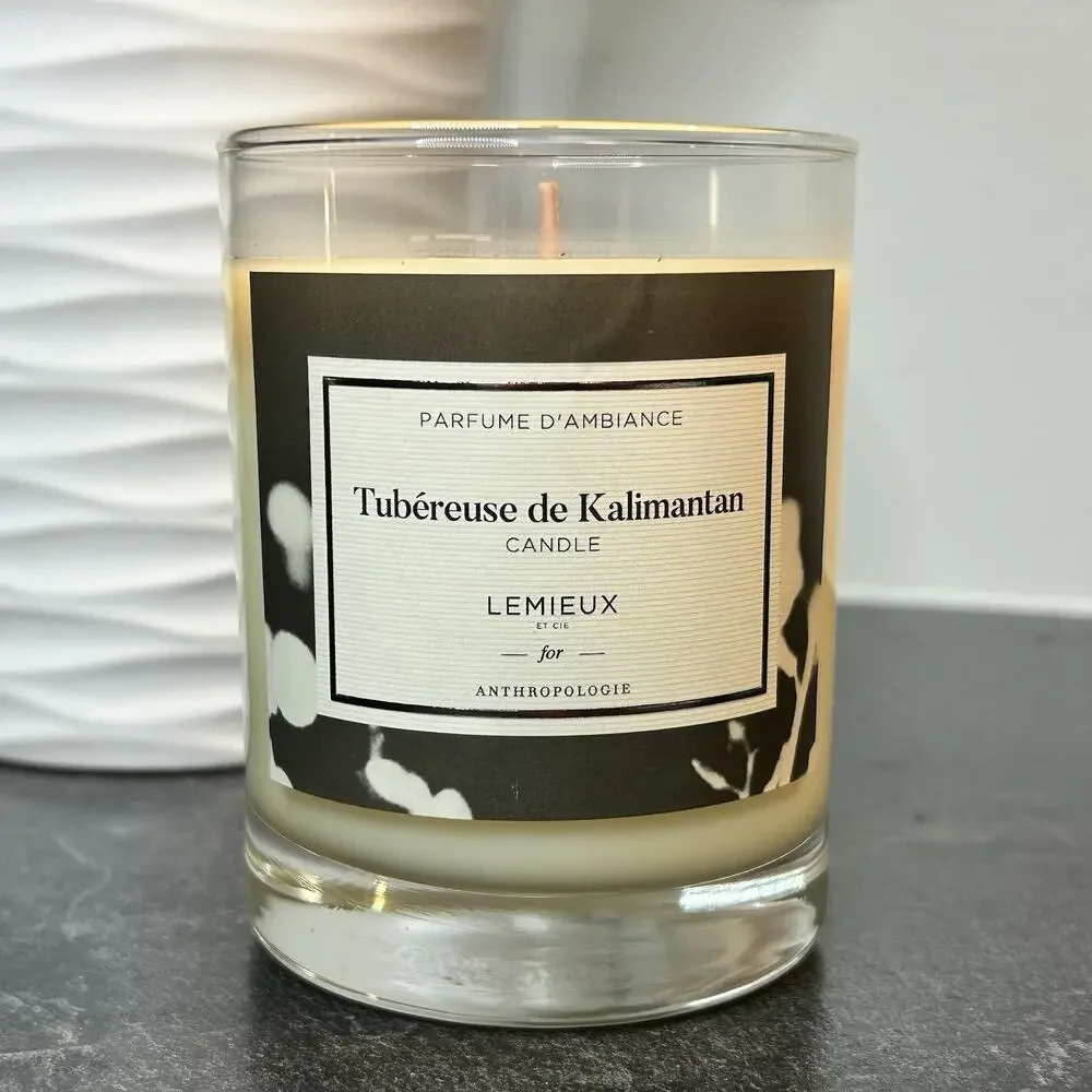 Lemieux Et Cie For Anthropologie Tubereuse De Kalimantan Glass Jar Candle 10.1oz